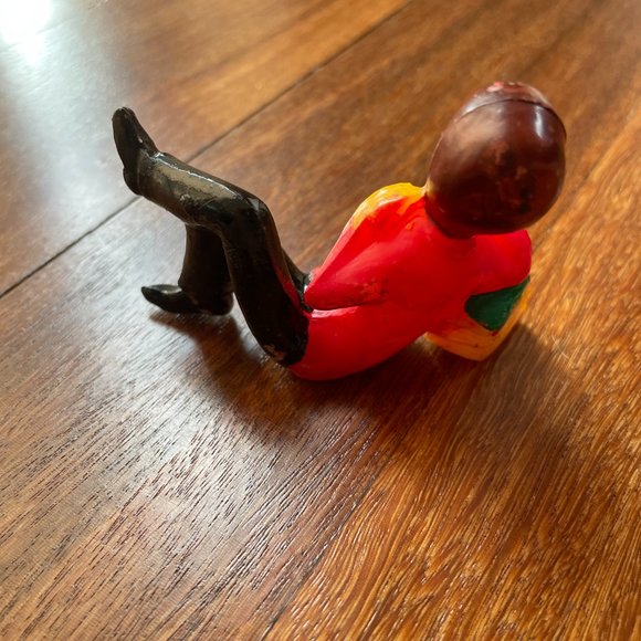 Vintage Teen Girl & Boy on Phone Hard Plastic Cake Toppers - Picture 4 of 7